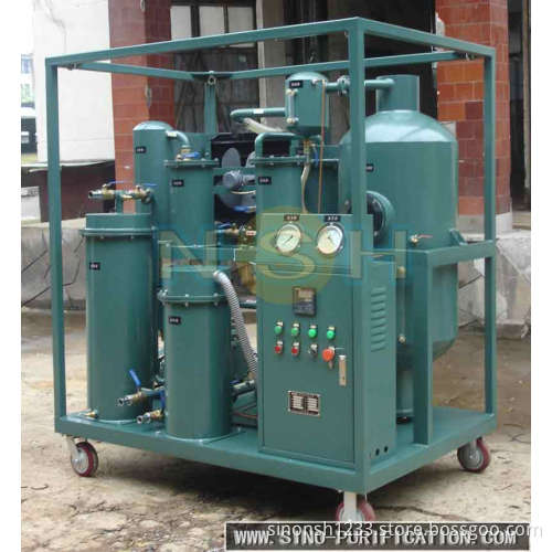 High efficiency vacuum lubricating oil recycling machine